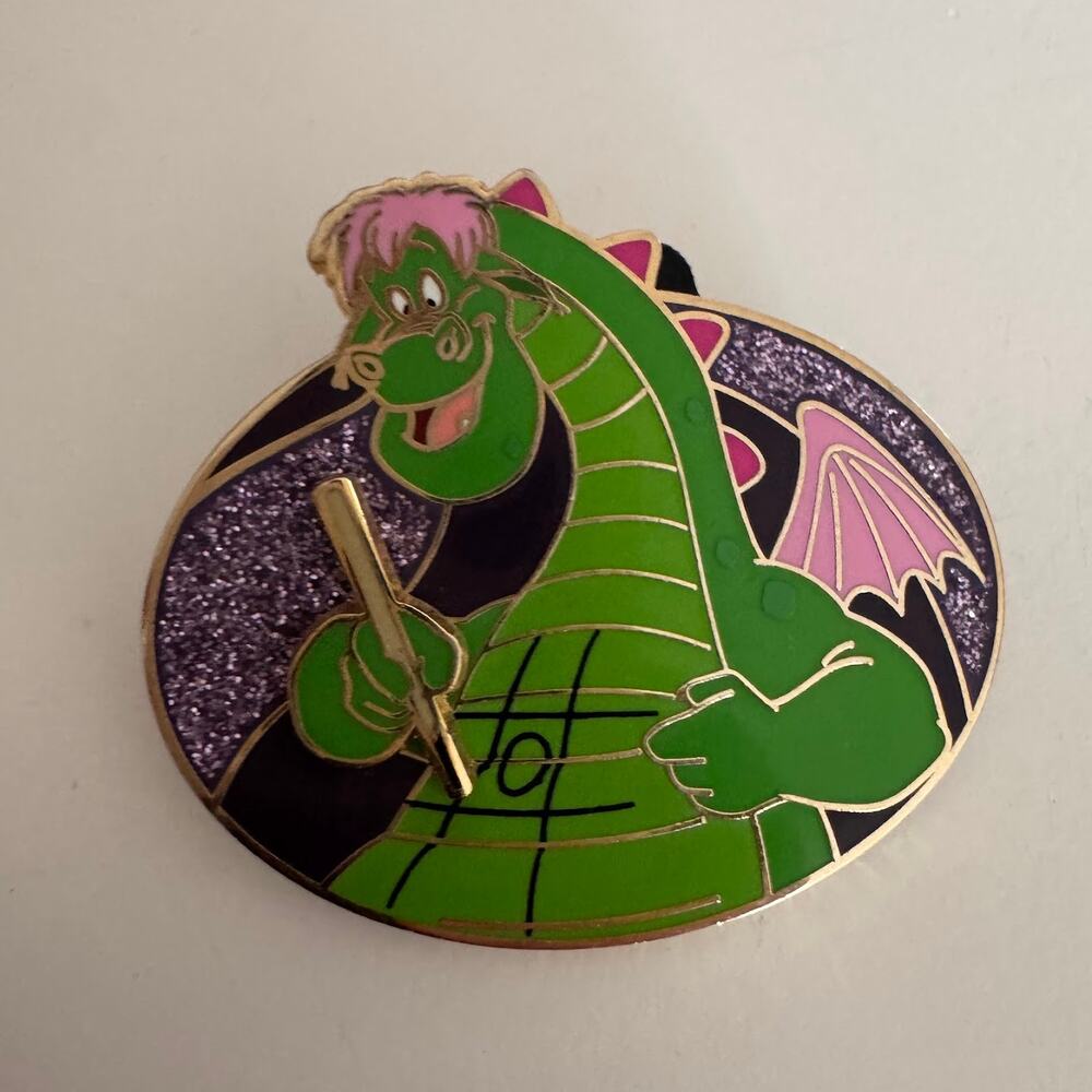 Disney Elliot Petes Dragon Game Night Tic Tac Toe Fairy Tails Pin LE 750